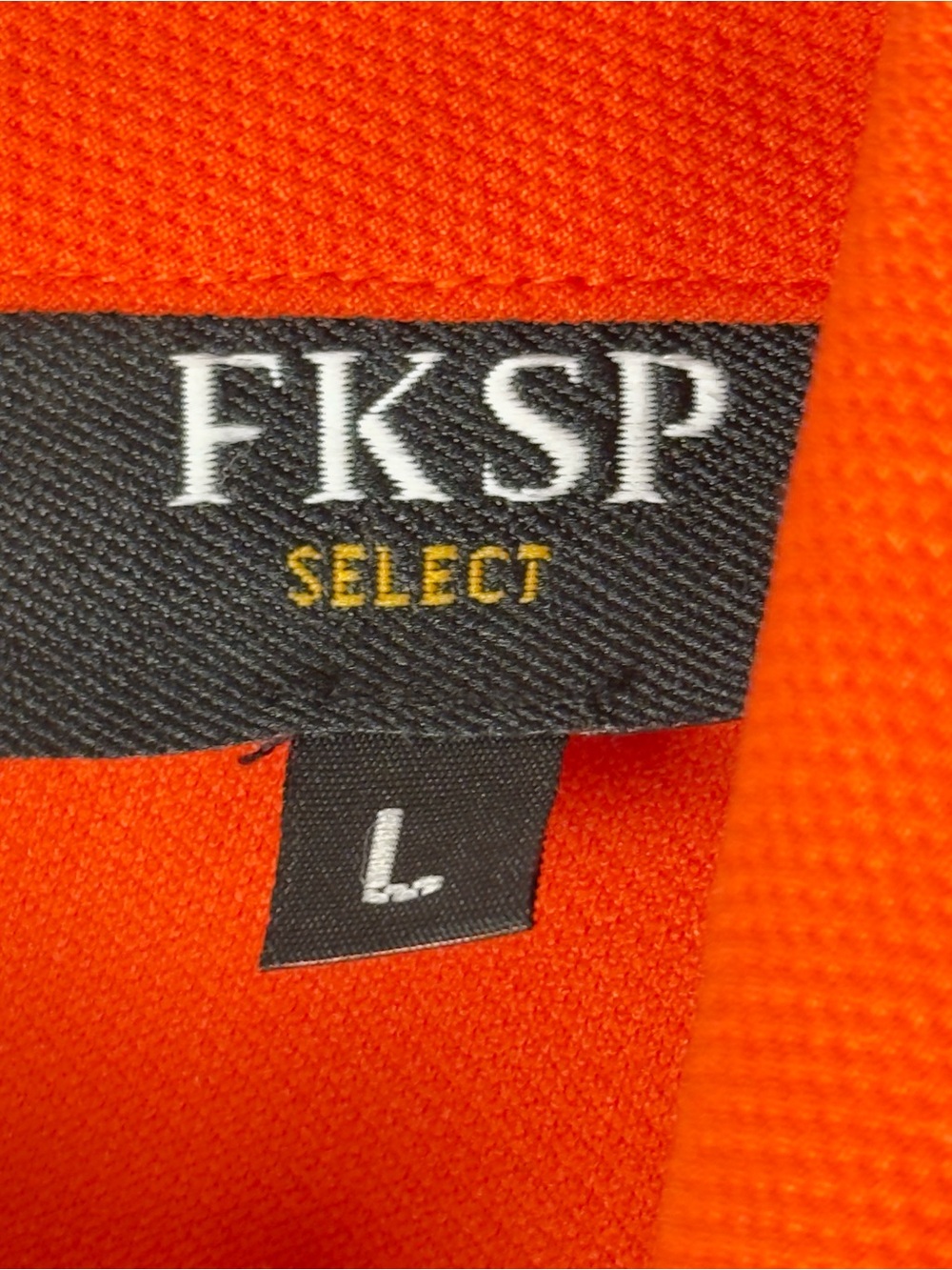 FKSP Bright Orange Midi Fit-and-Flare Dress with Light Blue Waist Accents - Picture 7 of 8